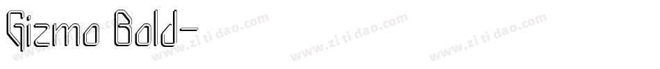 Gizmo Bold字体转换